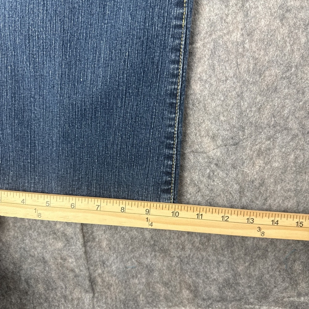 Baby Phat Jeans Women's Size 13 Y2K Denim 90's Cat Logo Bootcut Flare Vintage - Picture 6 of 12